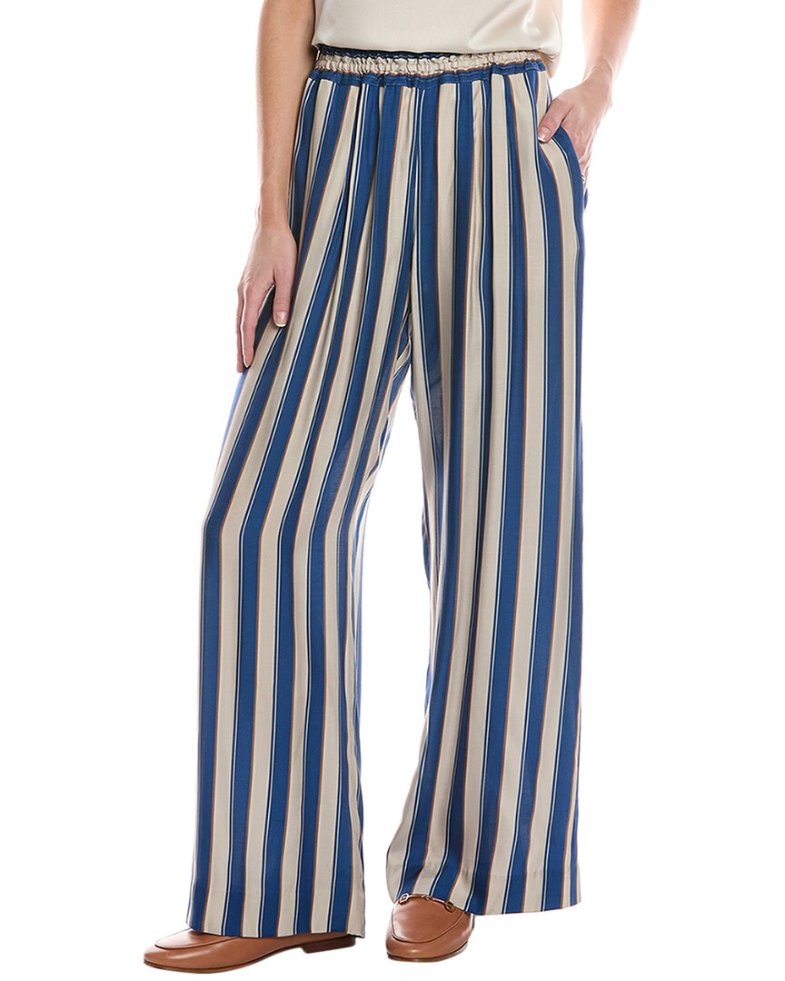 Shop Rag & Bone Bailey Silk Pant In Blue