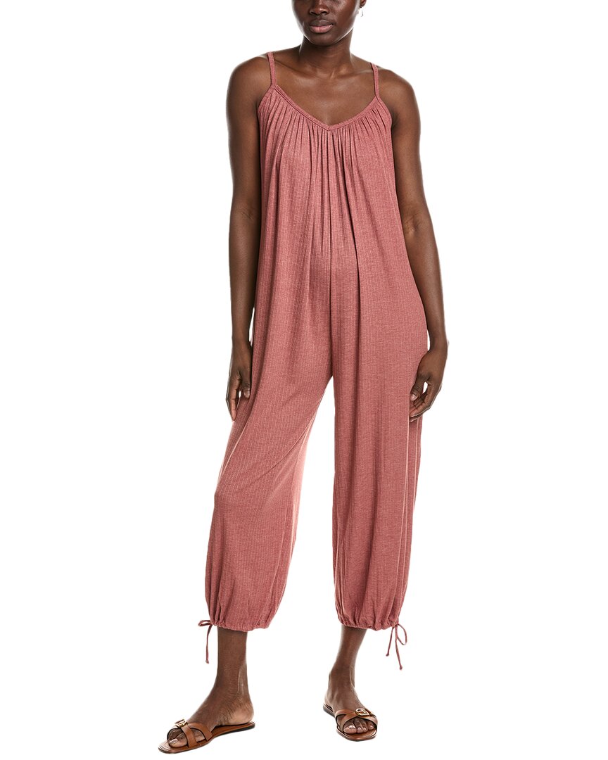 PROJECT SOCIAL T PROJECT SOCIAL T LET'S BOUNCE SHIRRED STRAPPY JUMPSUIT