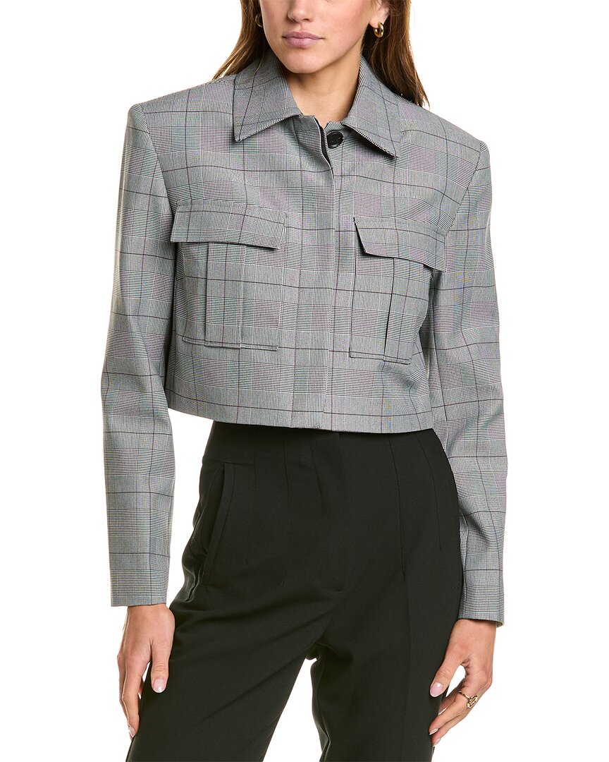 Bcbgmaxazria Cropped Jacket In Black