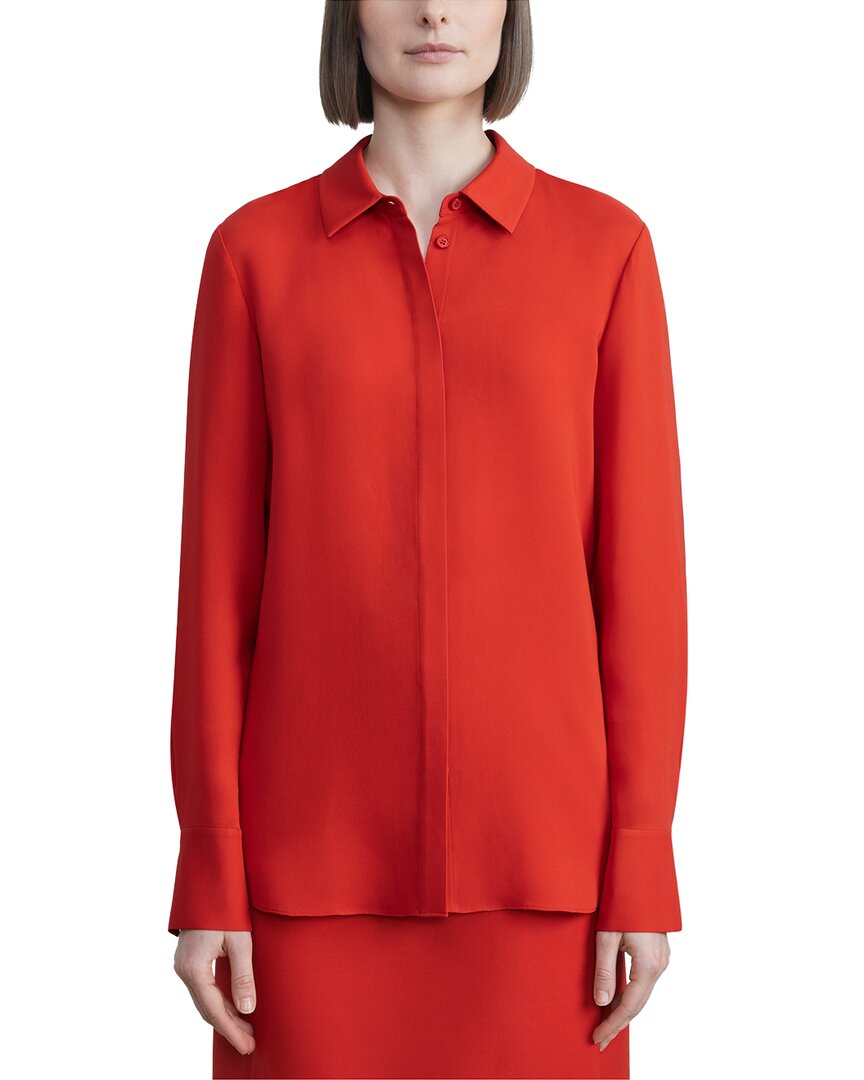 Lafayette 148 Scottie Silk Blouse