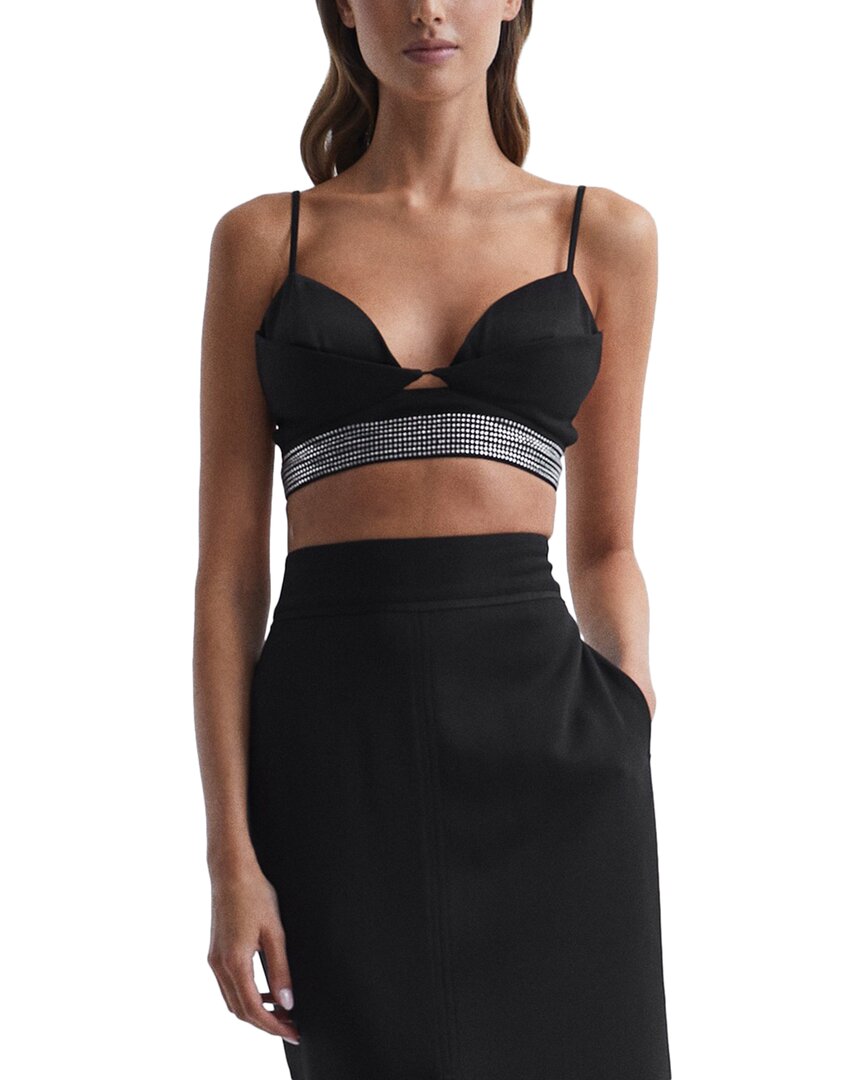 Reiss Beth Embellished Bra Top
