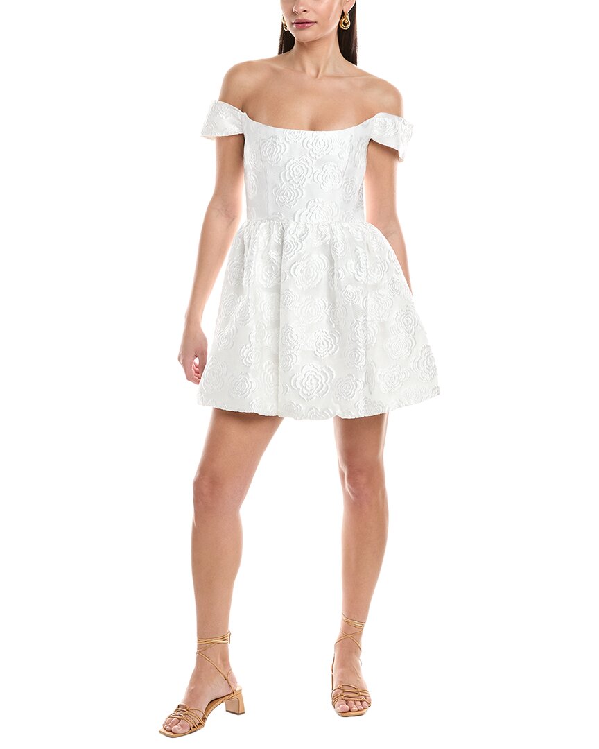 Amanda Uprichard Valentina Mini Dress In White