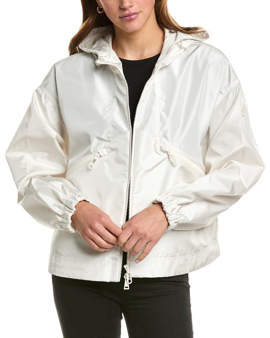 Shop Moncler Marmace Track Jacket In White