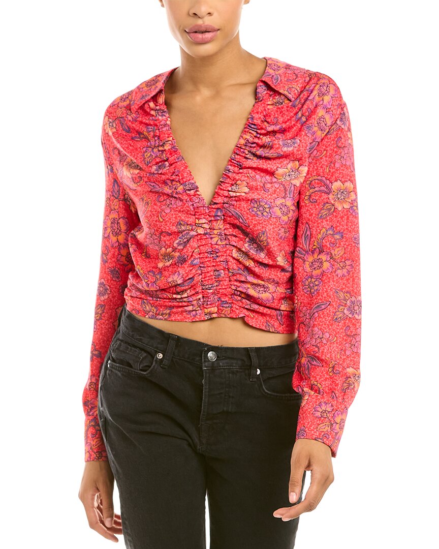 Shop Free People I Got You Printed Top In Red
