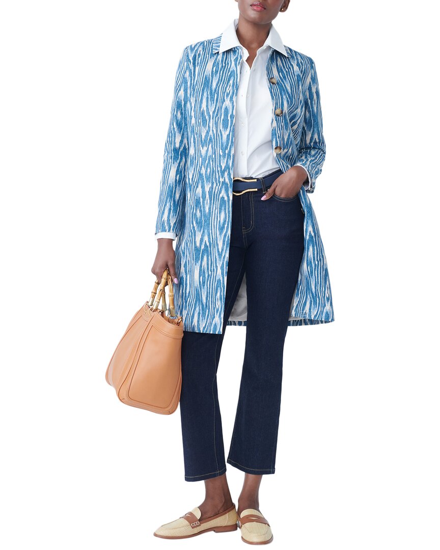 J.mclaughlin Wellington Linen-blend Coat