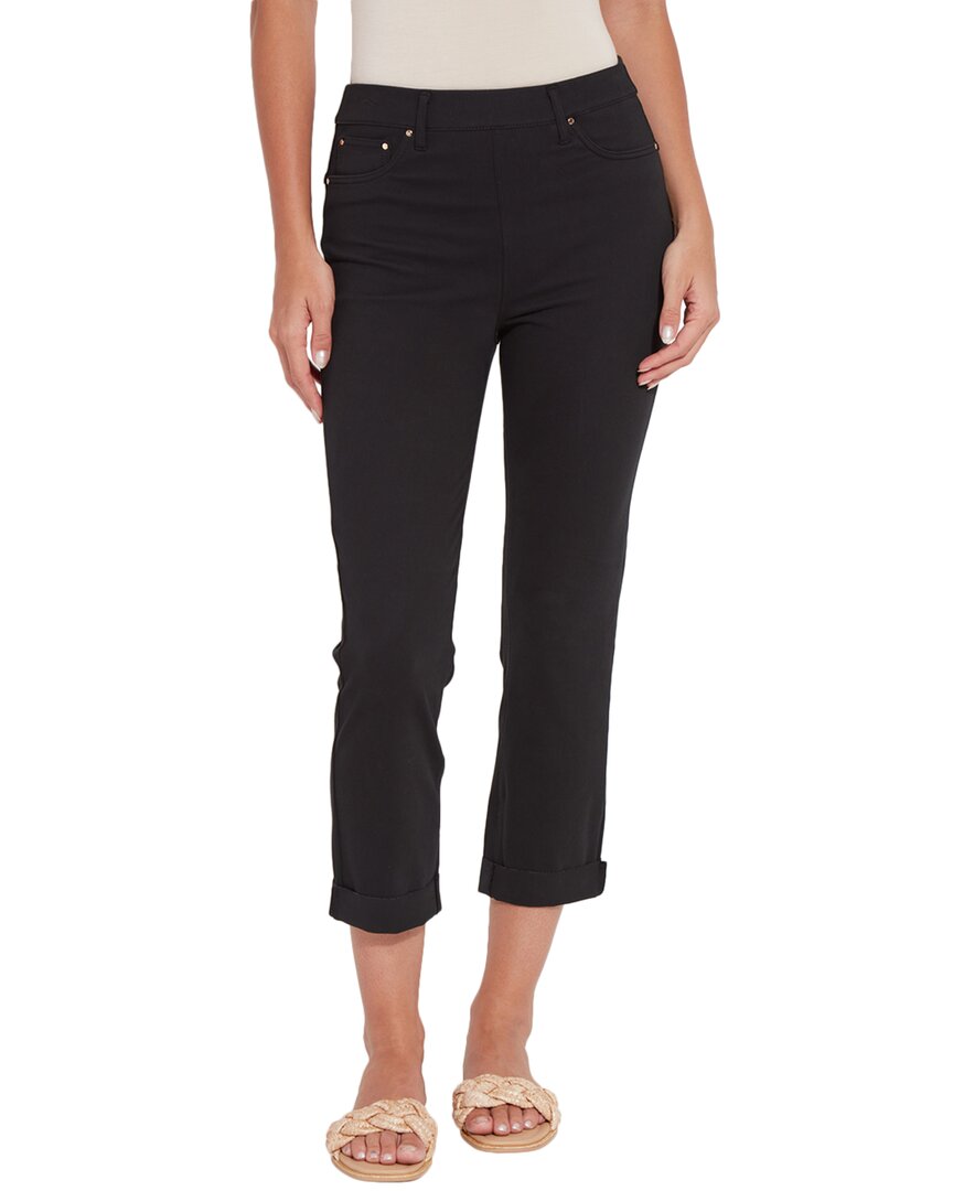 Lyssé New York Emmy Toothpick Straight Leg Jean In Black