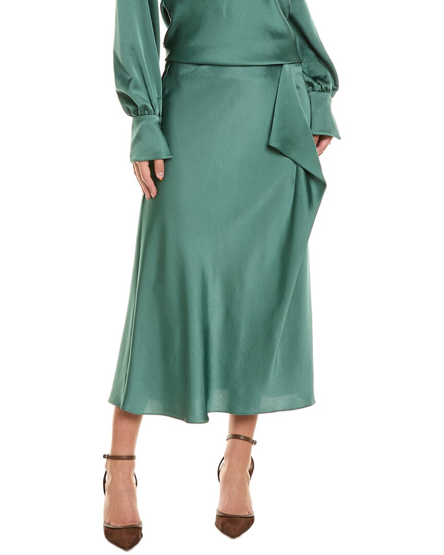 Simkhai Blane Midi Skirt In Green