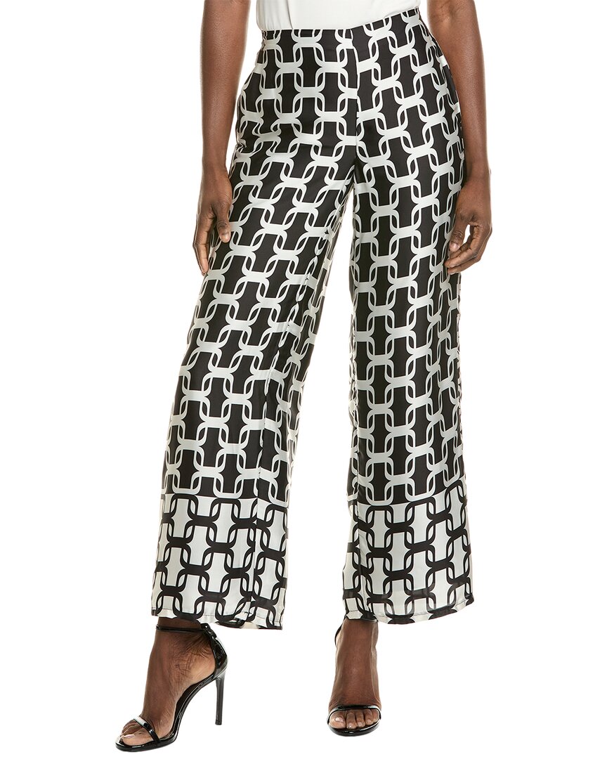 T Tahari Satin Wide Leg Pants