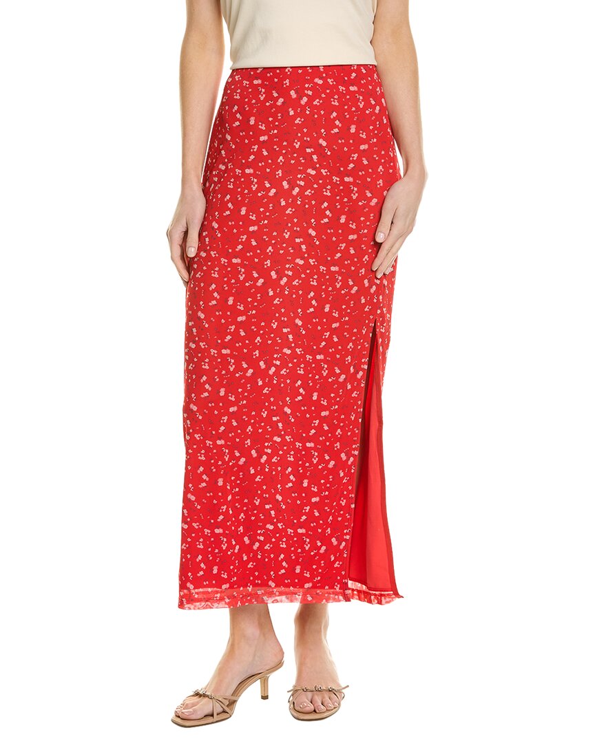 Shop Free People Rosalie Mesh Midi Skirt