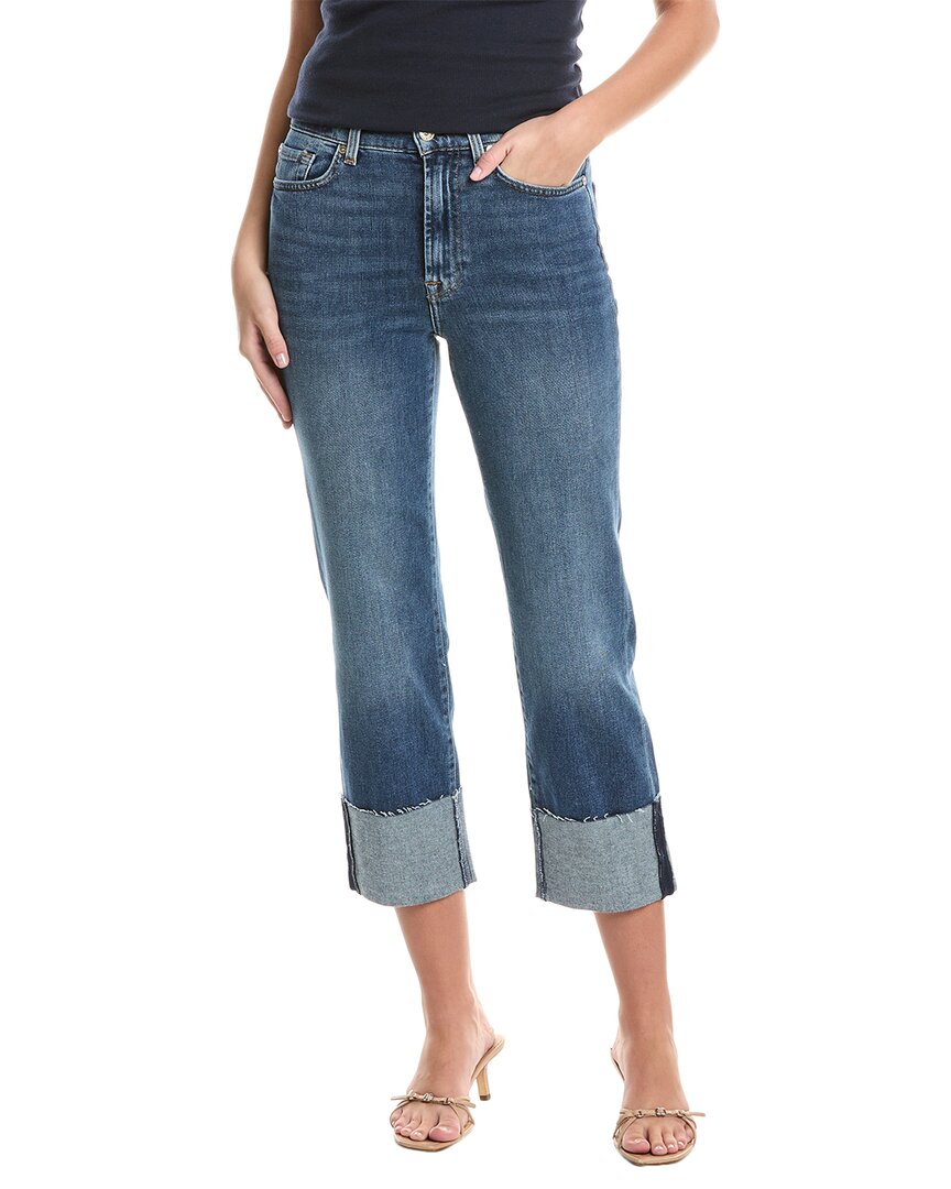 7 For All Mankind Logan Beida Stovepipe Jean In Blue