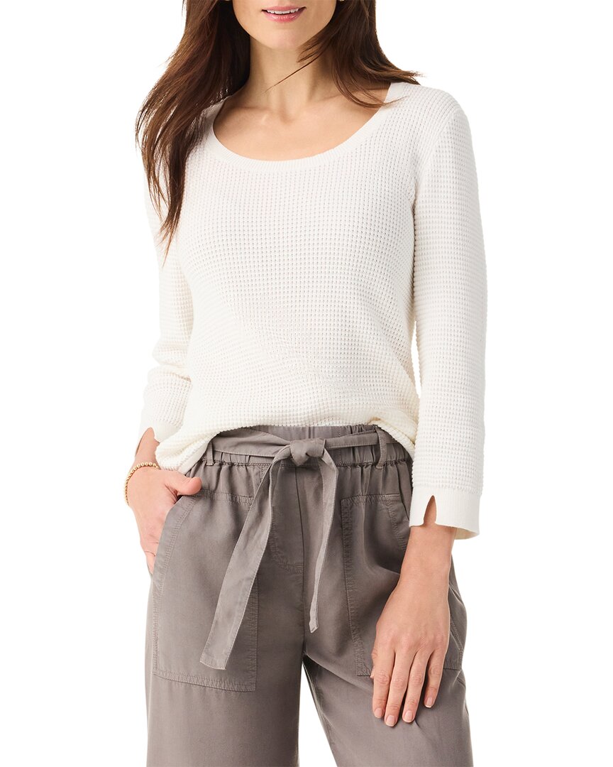 Nic + Zoe Nic+zoe Chill Out Waffle Stitch Sweater