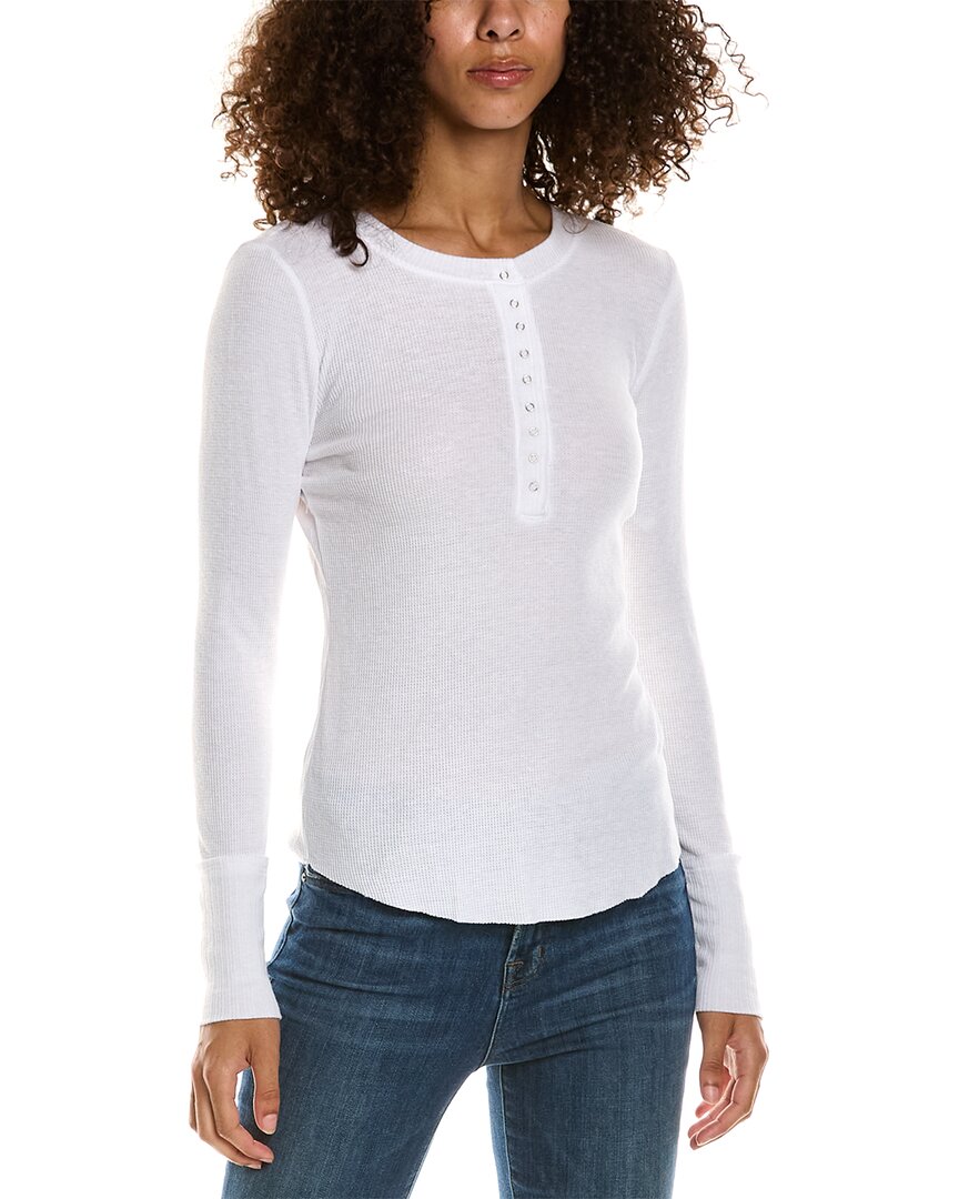 Michael Stars Regan Henley Long Sleeve Top