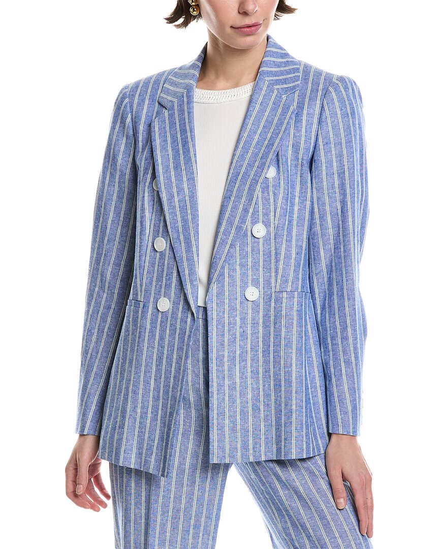 Anne Klein Linen-blend Blazer