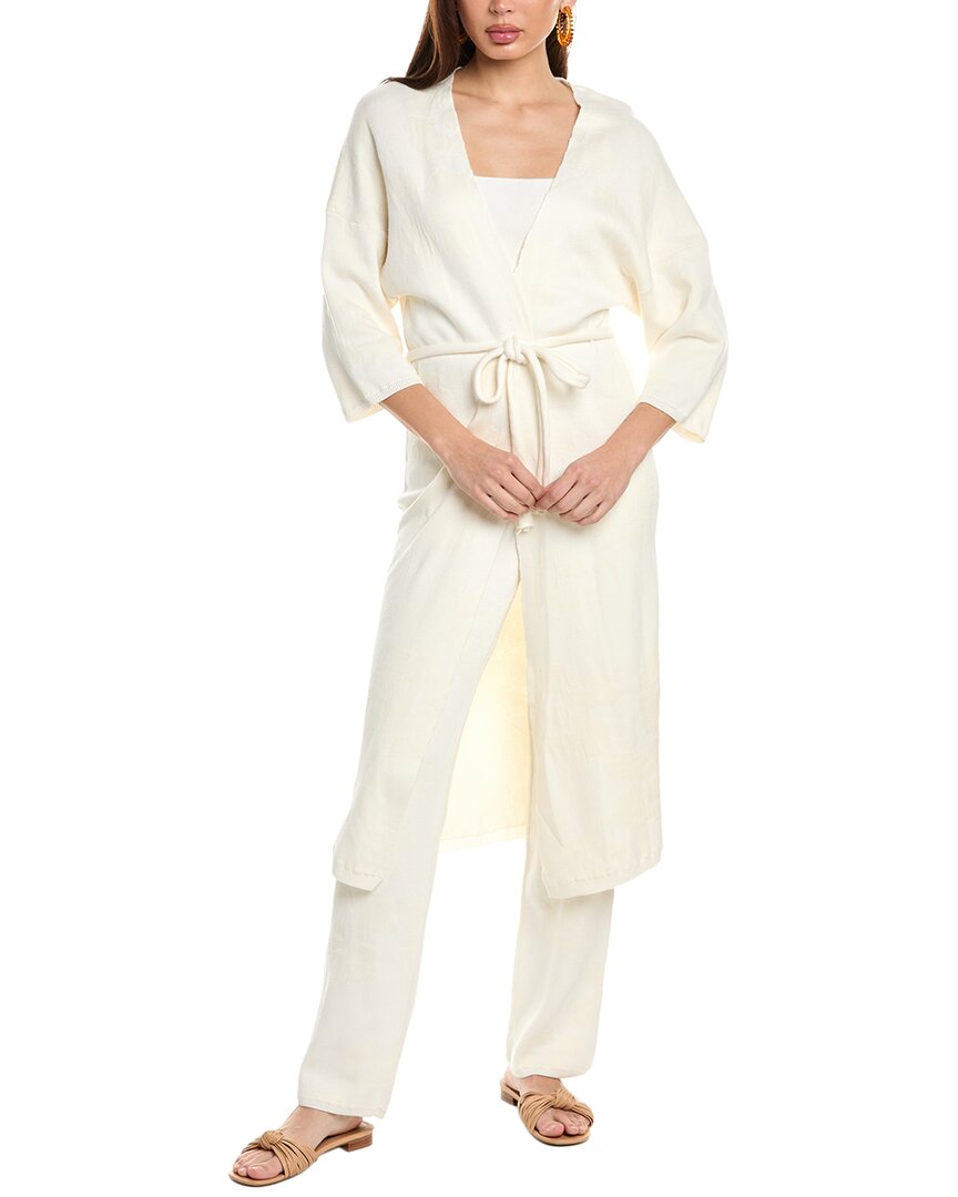 Juan De Dios Alba Cardigan In White