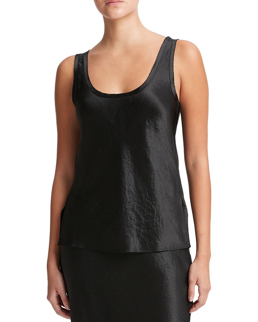 Vince Raw Edge Satin Tank