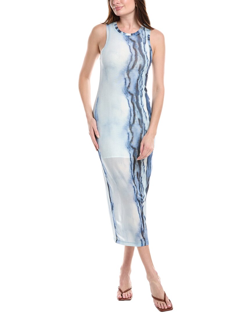 Rag & Bone Yana Maxi Dress In Blue