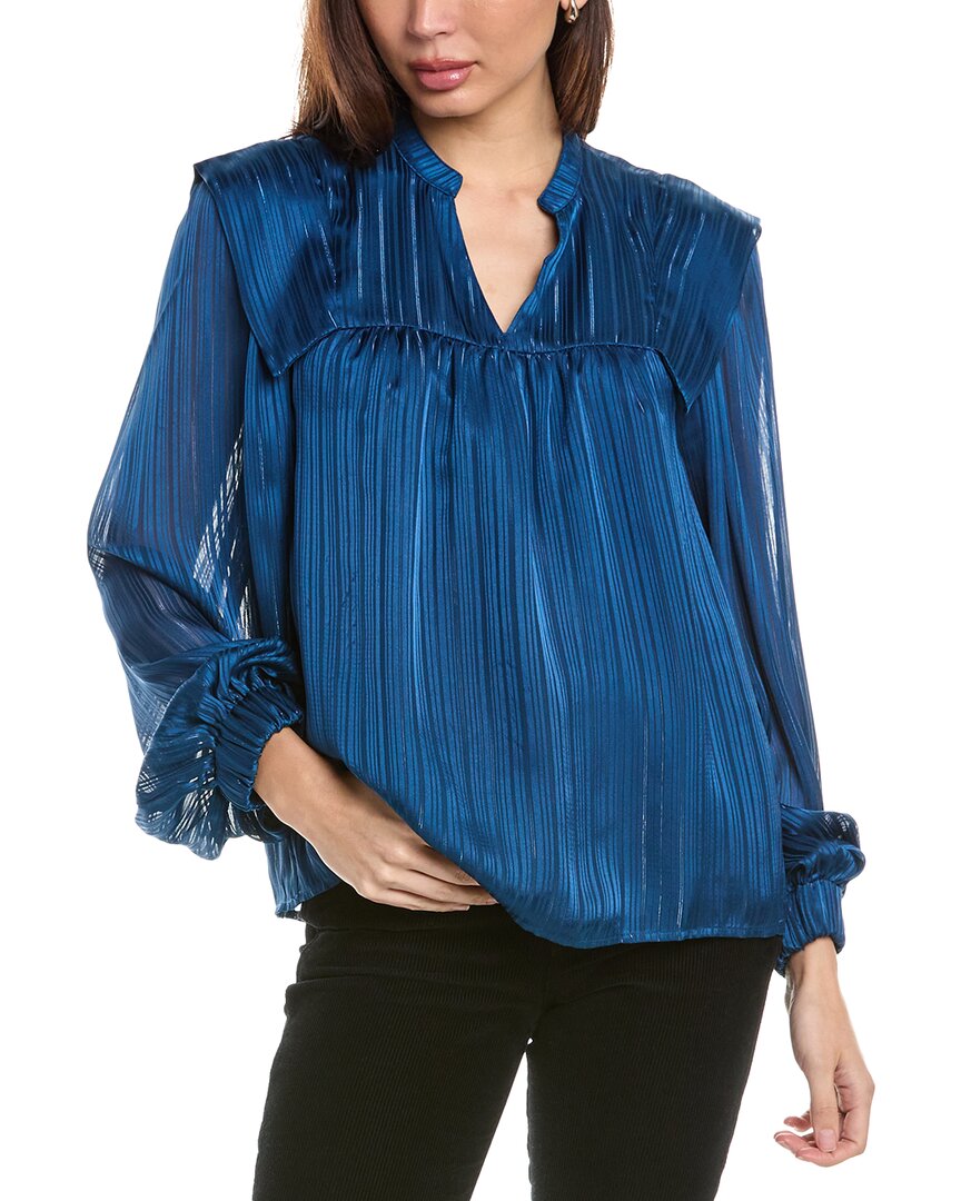 Crosby By Mollie Burch Gaines Top In Blue