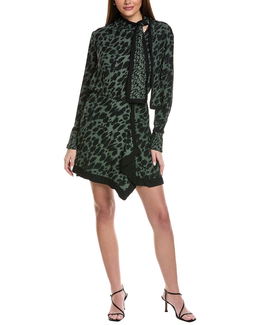 Reiss Katie Animal Print Flippy Dress