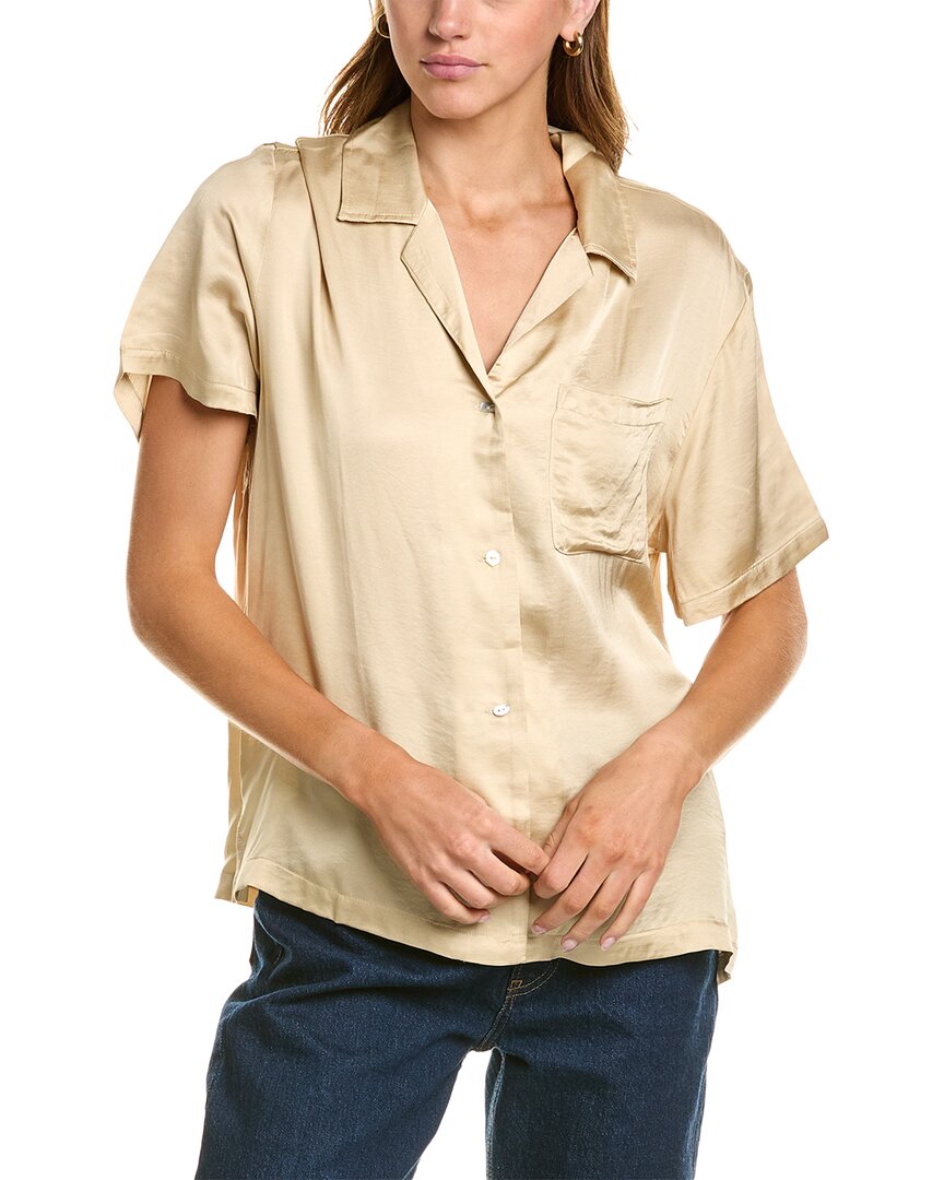 Donni . Silky Shirt In Brown