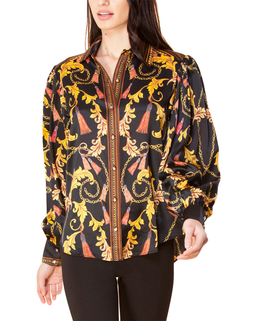 Image of Hale Bob Silk-Blend Top