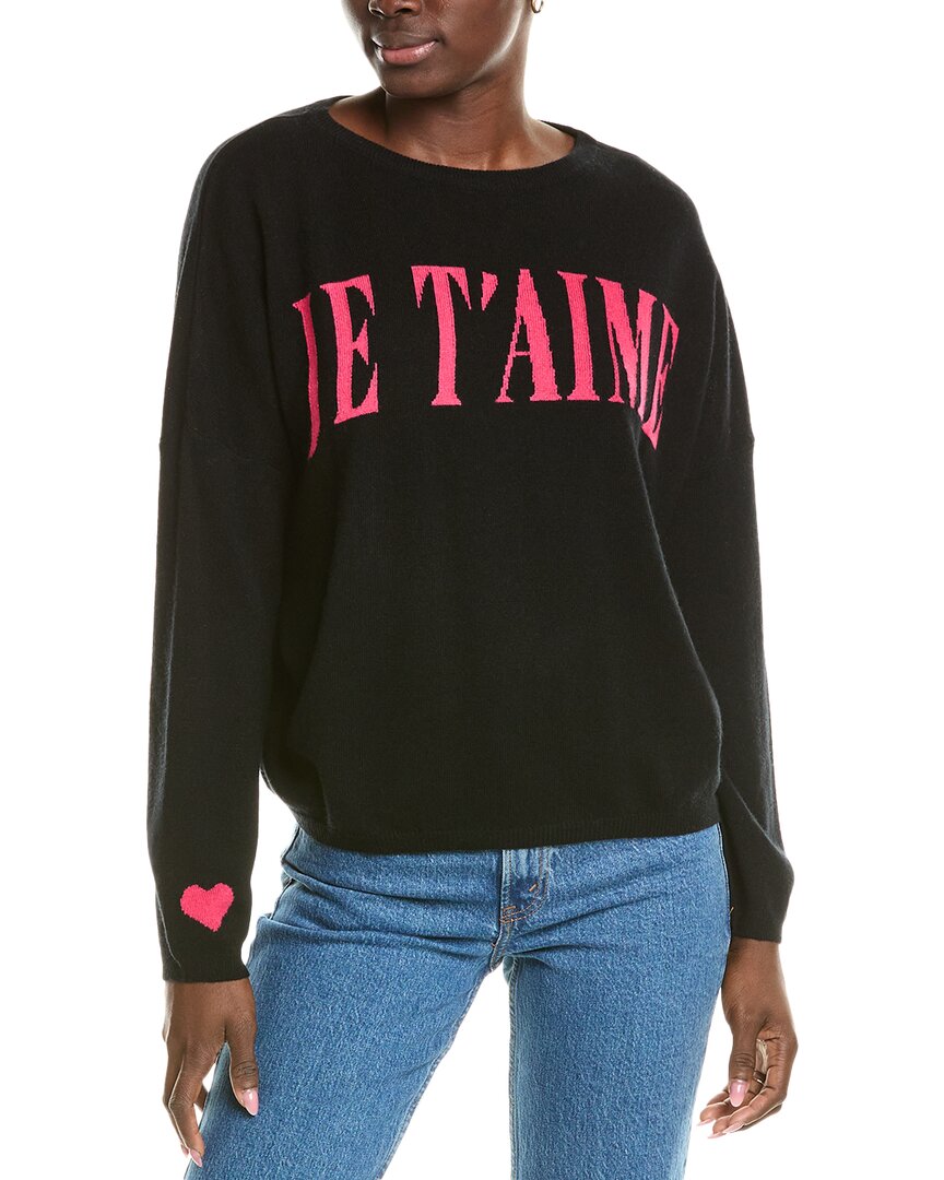 BRODIE CASHMERE BRODIE CASHMERE WOOL & CASHMERE-BLEND JE TAIME JUMPER