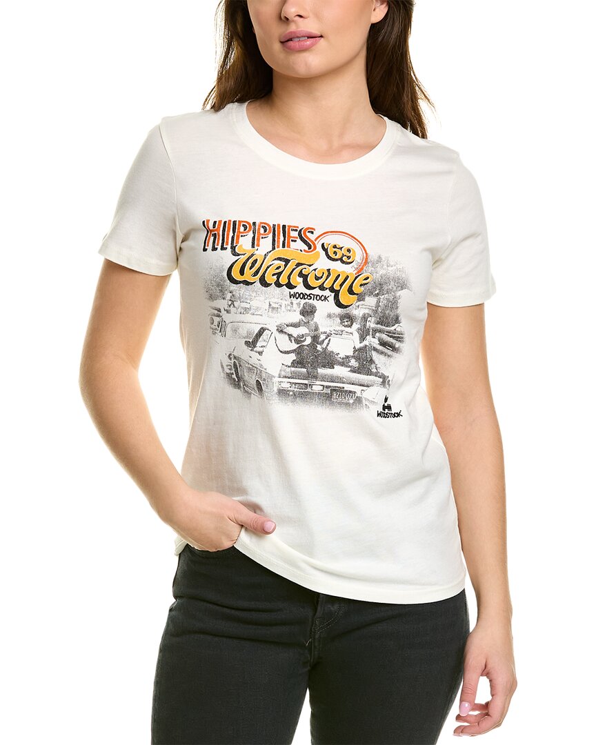 Prince Peter Woodstock Hippies Welcome T-shirt In White