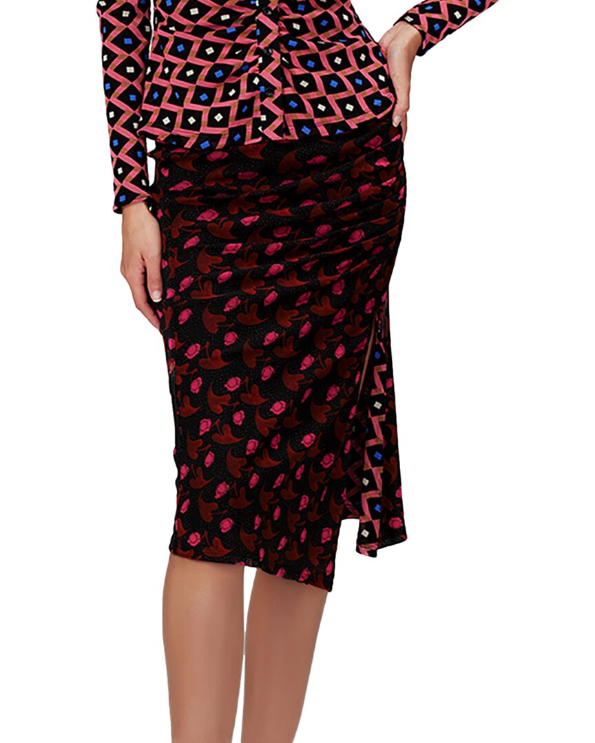 Diane Von Furstenberg Dariella Reversible Skirt In Black