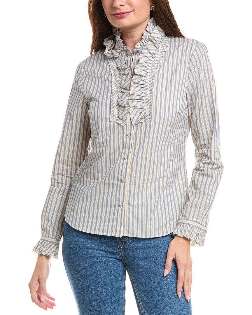 Flora Bea Nyc Indie Blouse In Neutral