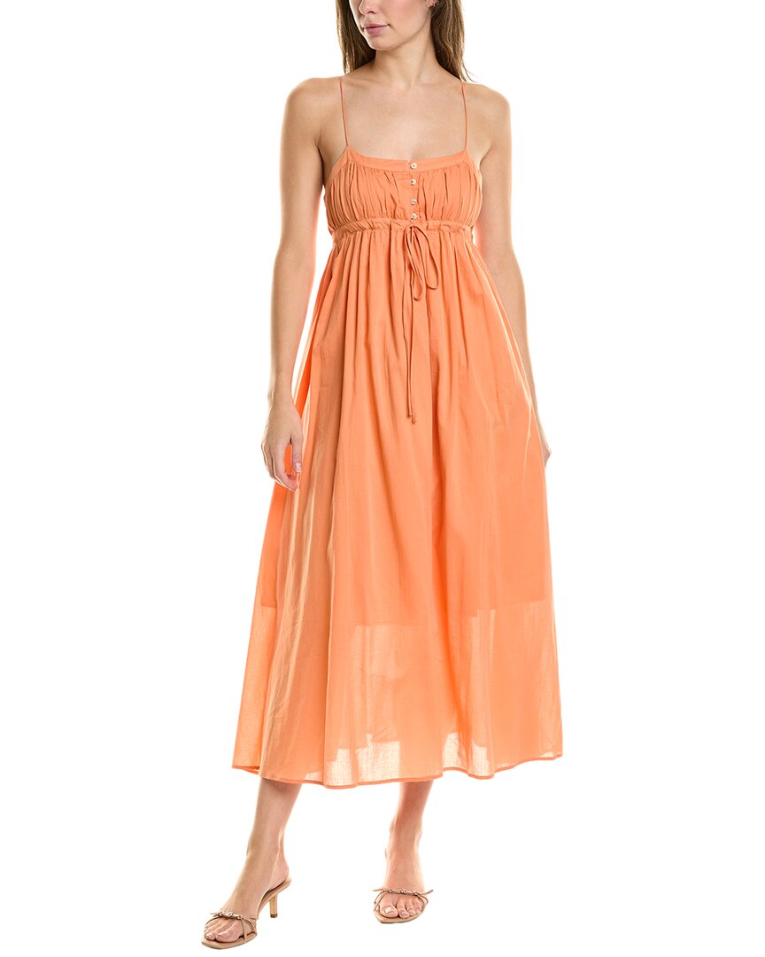 Femme Society Maxi Dress In Orange