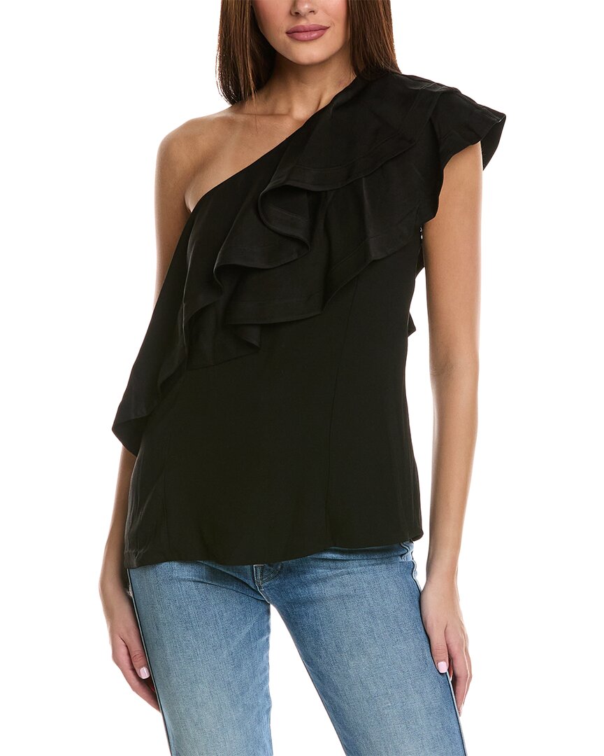 3.1 Phillip Lim One-shoulder Top In Black