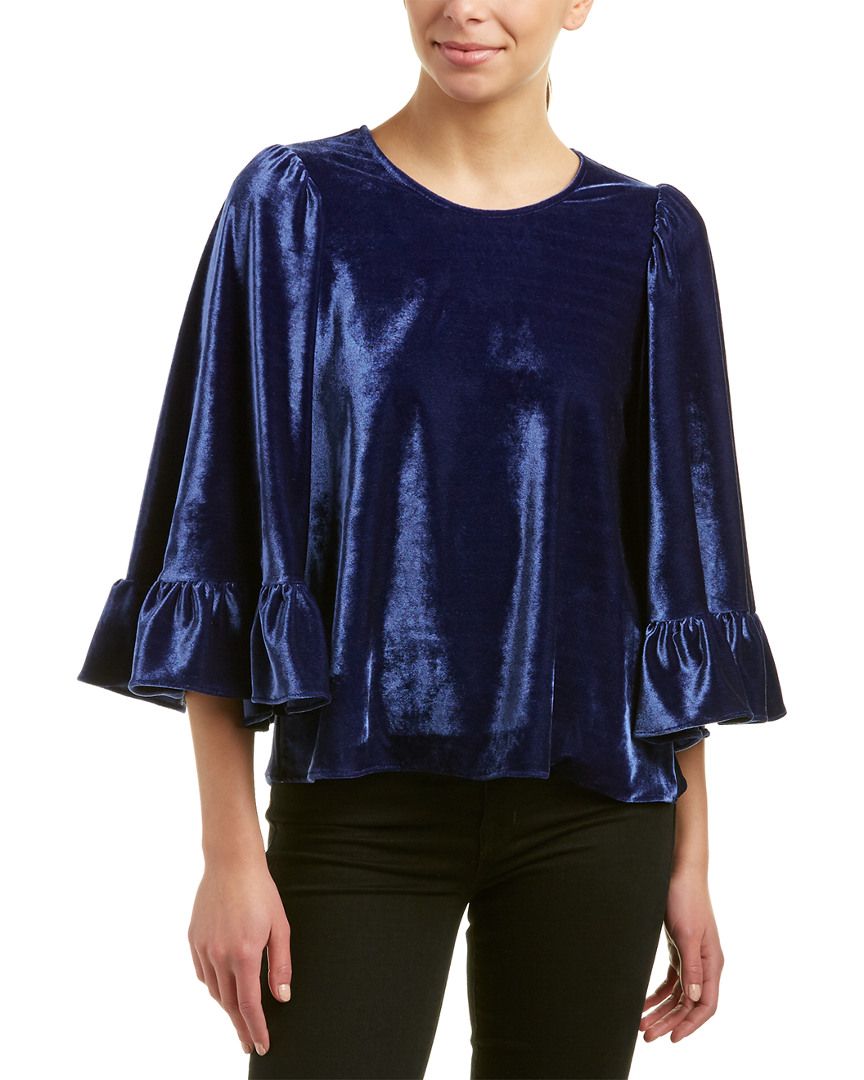 Image of Samantha Dru Ruffle Top