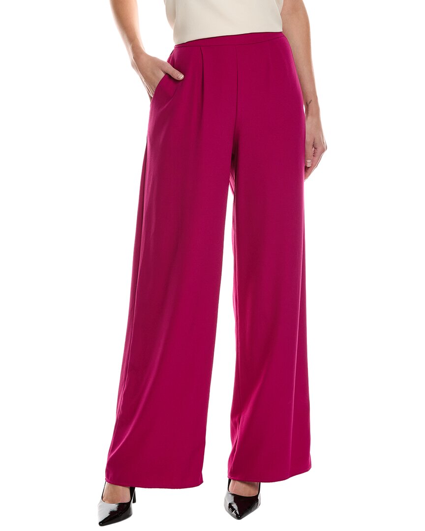 Meiven Pleated Pull-on Pant In Purple