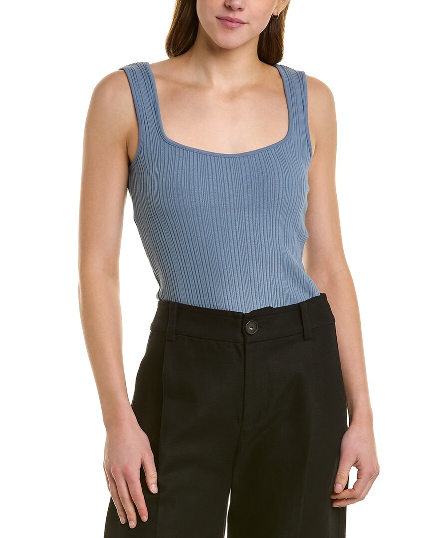 Vince Ribbed Knit Tank Top