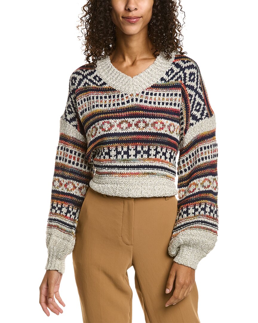very moda tribal print sweater