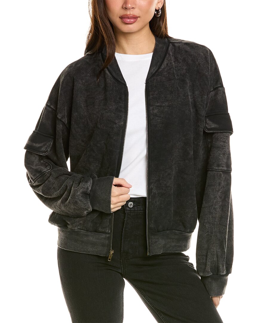 PROJECT SOCIAL T PROJECT SOCIAL T NEW IN TOWN ZIP FRONT WASHED JACKET
