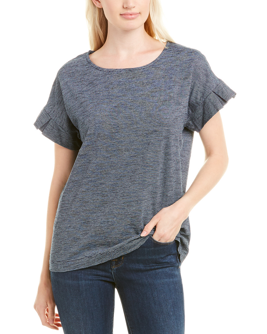 Image of Jones New York Ruffle Sleeve Top