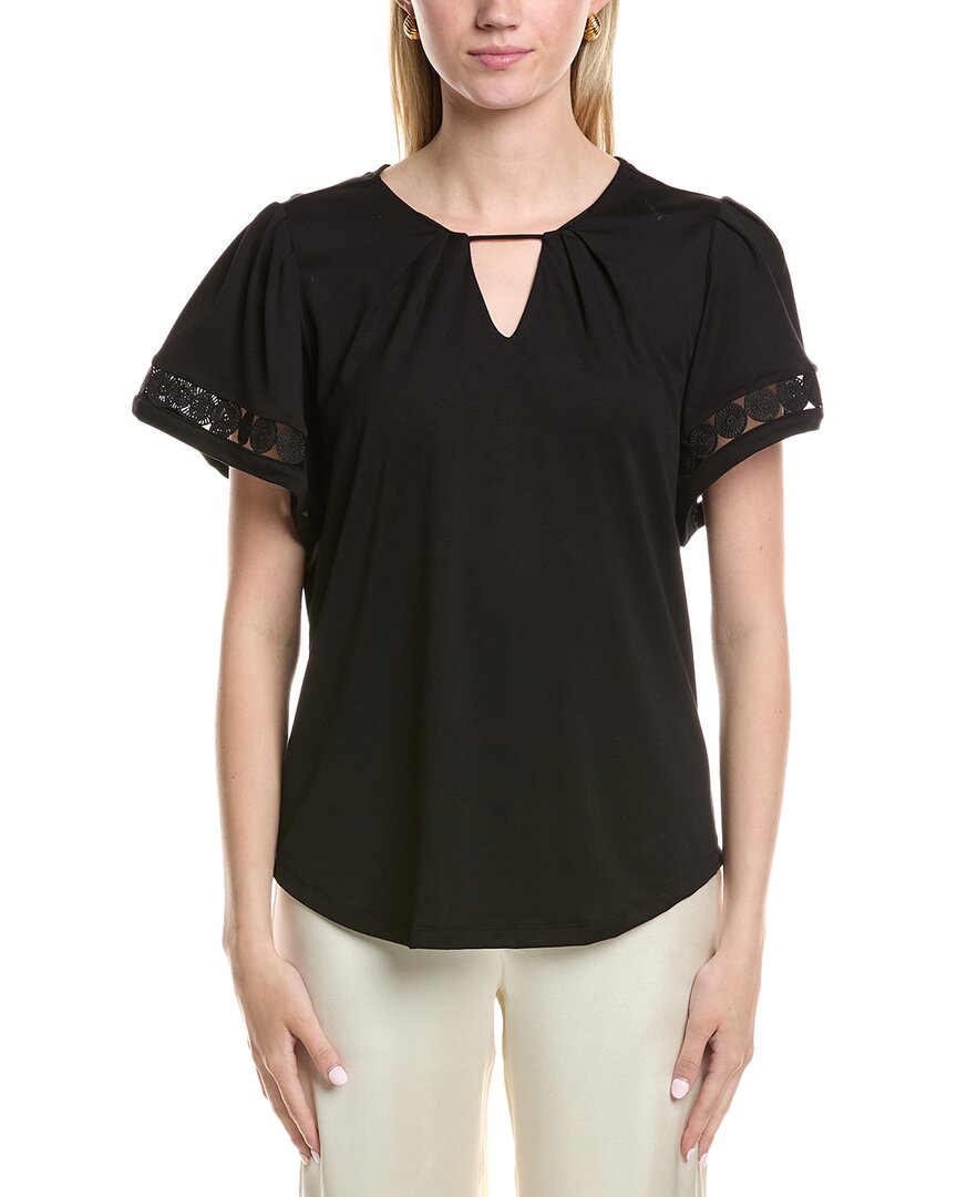 Anne Klein Keyhole Blouse