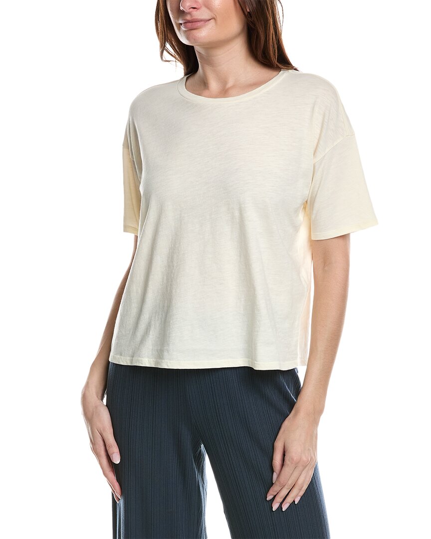Eileen Fisher Boxy T-shirt In White