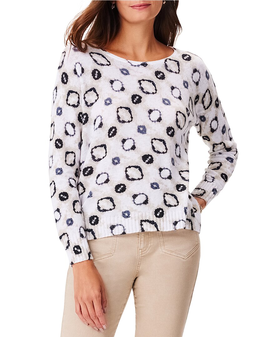 Nic + Zoe Nic+zoe Night & Day Abstract Print Sweater