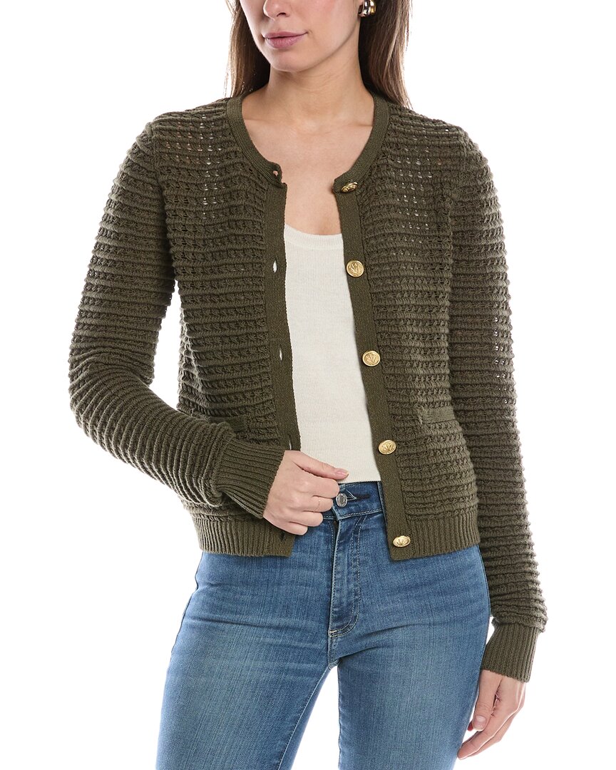 Rag & Bone Marlee Cardigan In Green