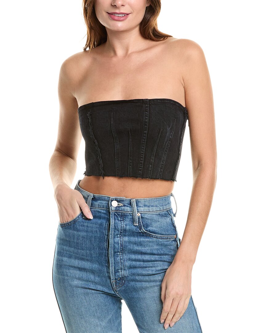Hudson X Zoe Costello Stevie Corset Top In Black