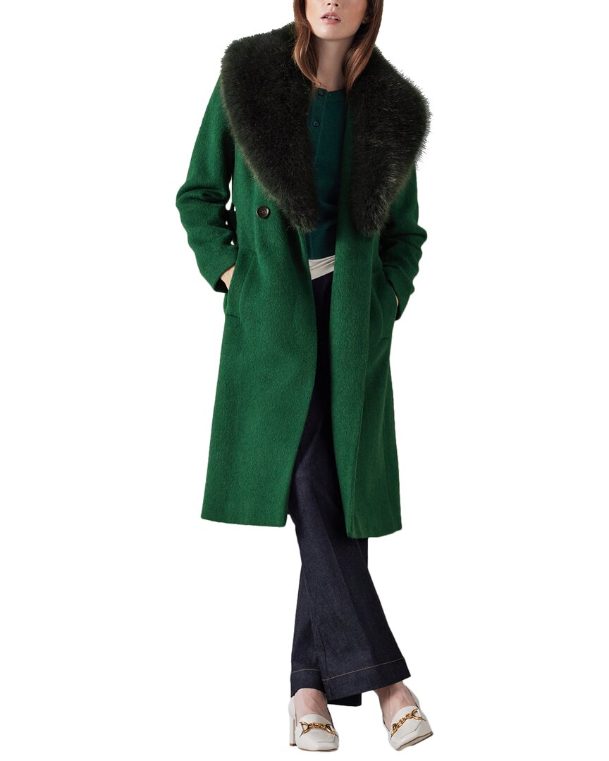 LK BENNETT LK BENNETT AVA WOOL-BLEND COAT