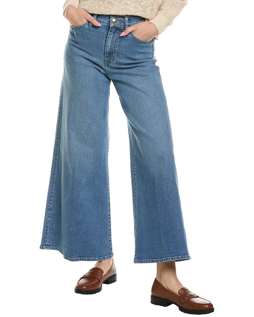 Shop Frame Denim Le Palazzo Geneva Crop Jean In Blue