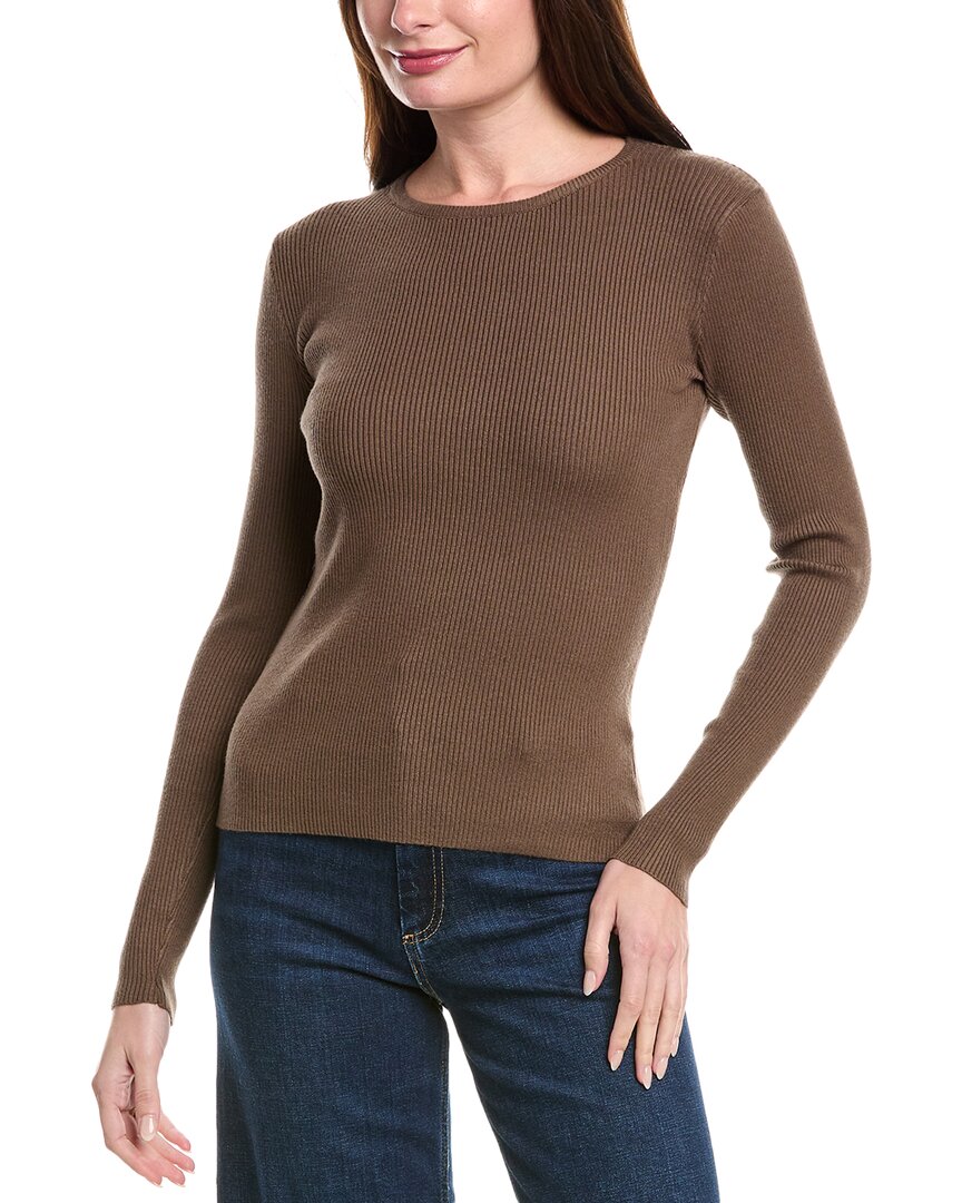 POINT POINT RIB SWEATER