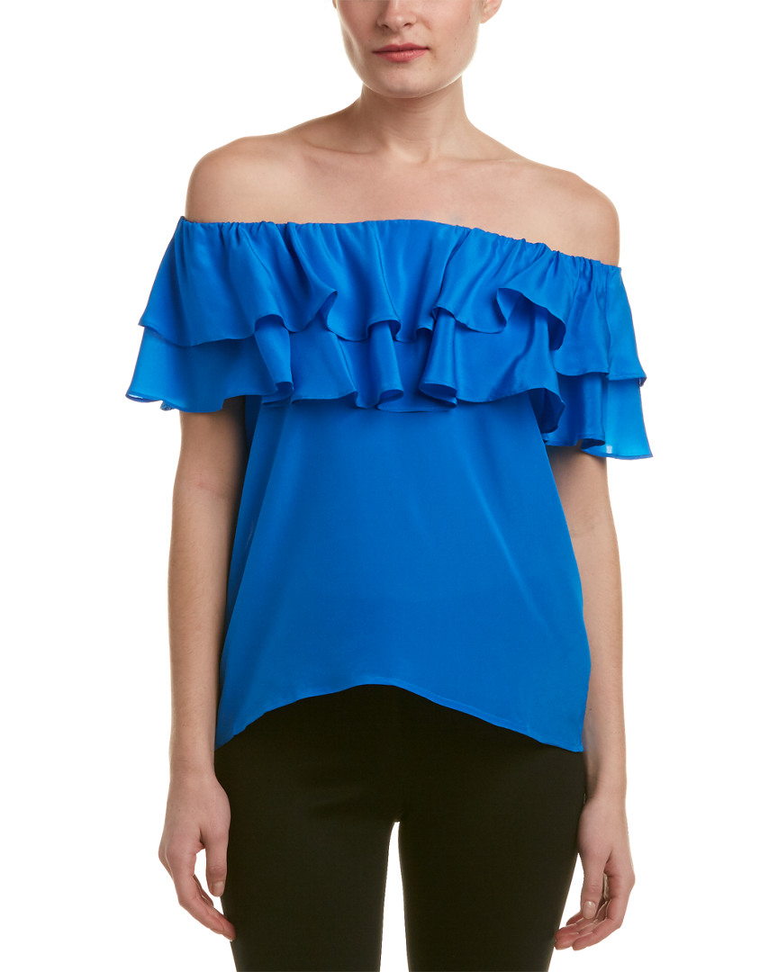 Image of Julie Brown Nora Silk Top