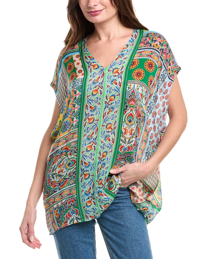Johnny Was Diskana Alexandra Printed Blouse