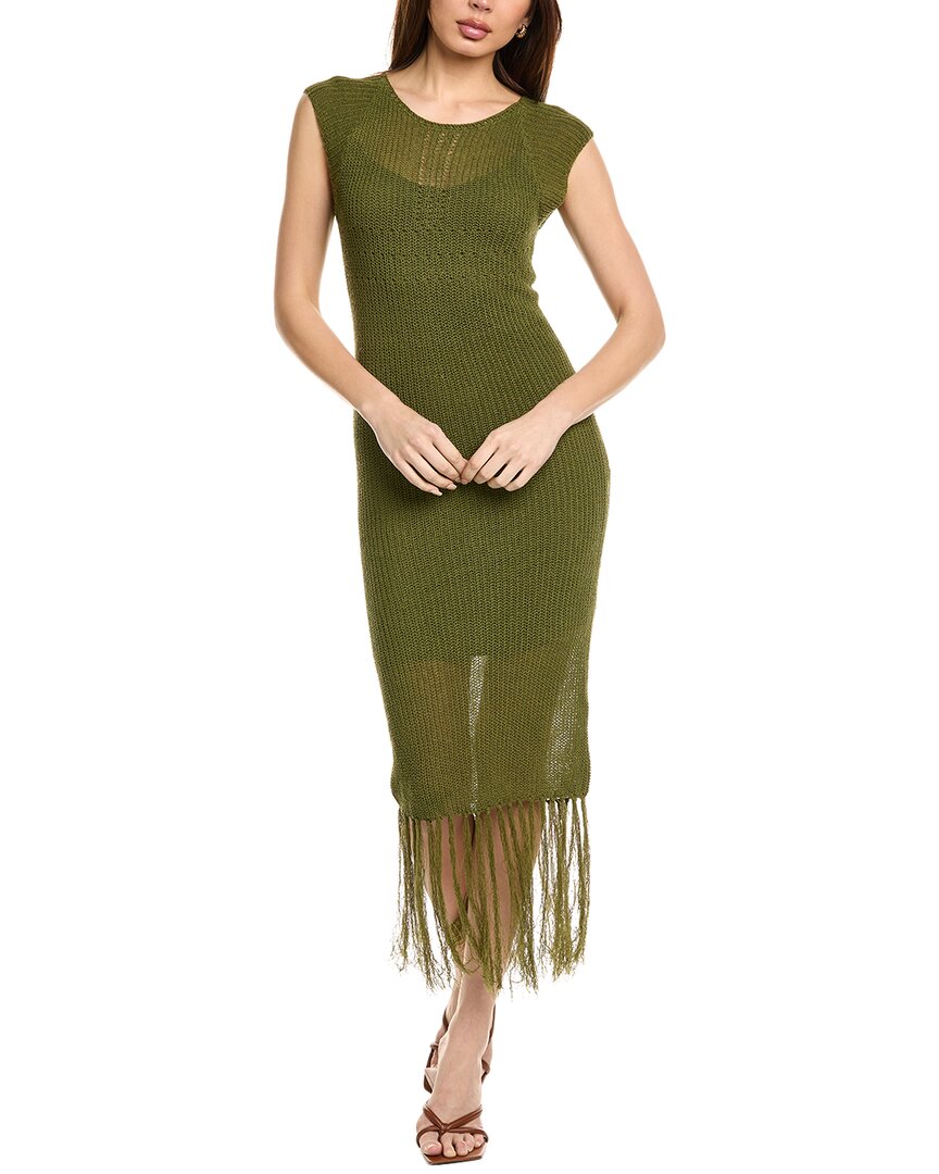Sadie & Sage Sage The Label Mila Midi Dress In Green