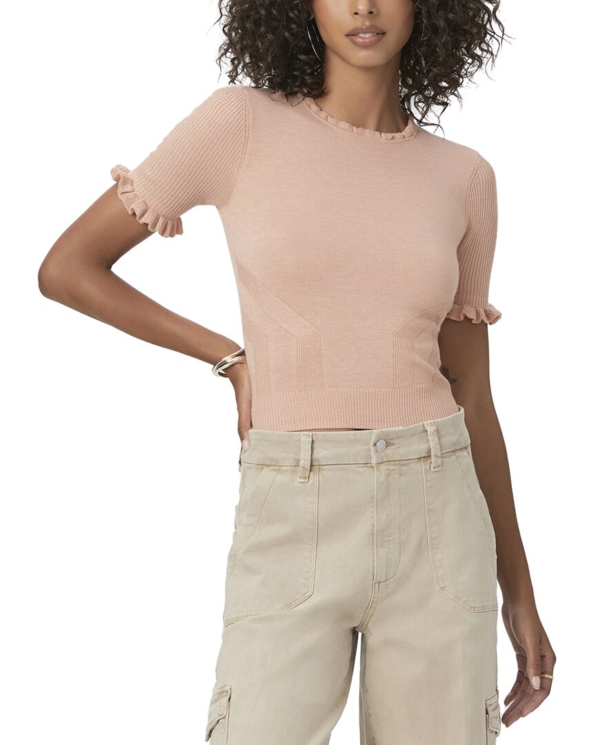 PAIGE PAIGE TRISTE WOOL-BLEND TOP