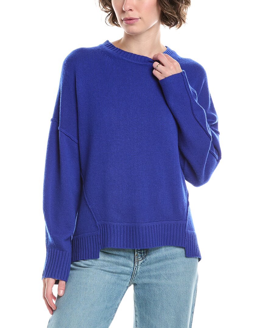 No Name Noname High-low Cashmere Sweater In Red