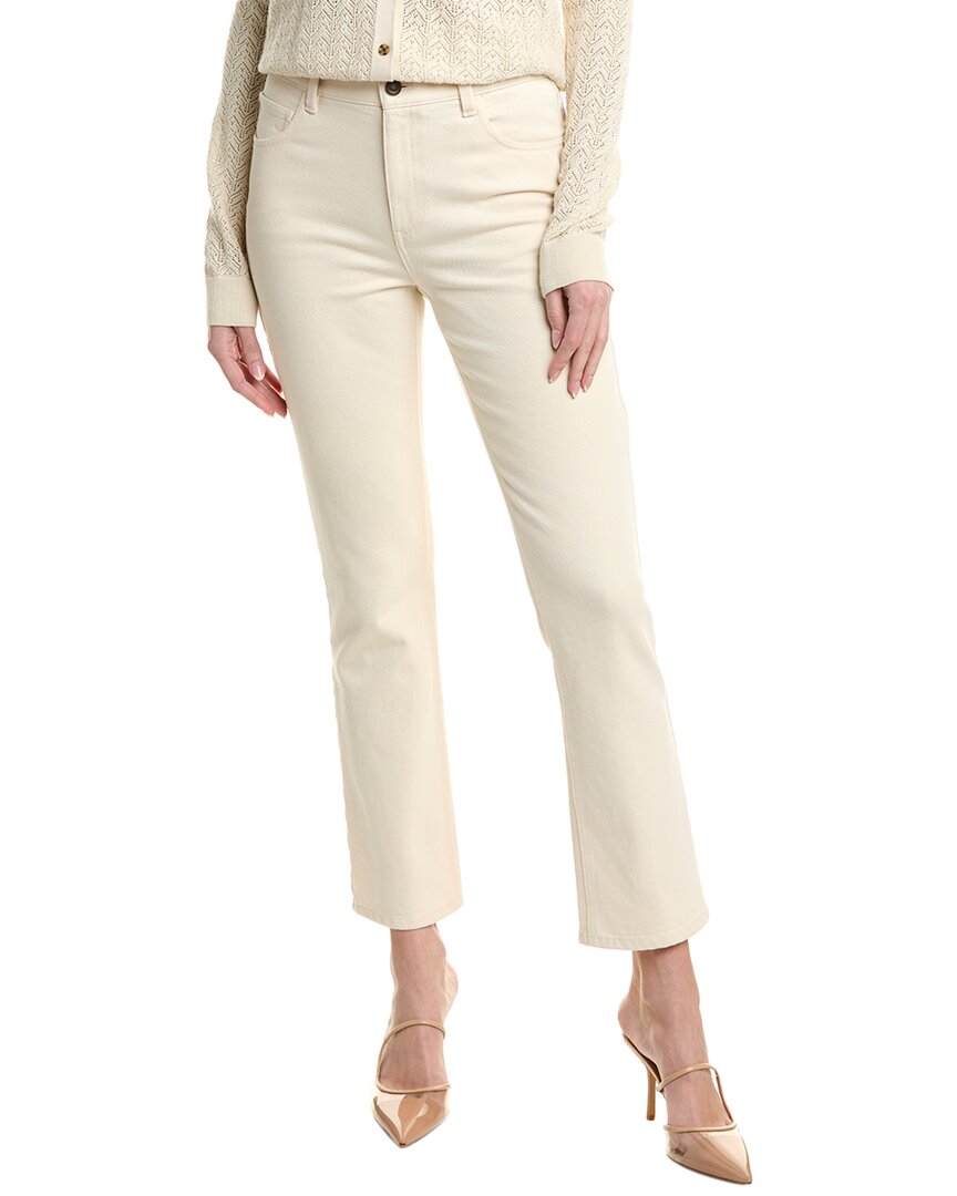 Lafayette 148 New York Reeve High-rise Straight Ankle Pant